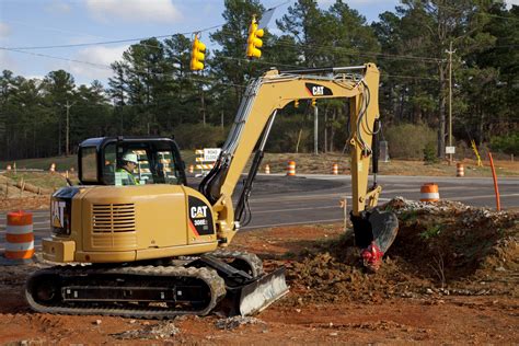 mini excavator with boom swing